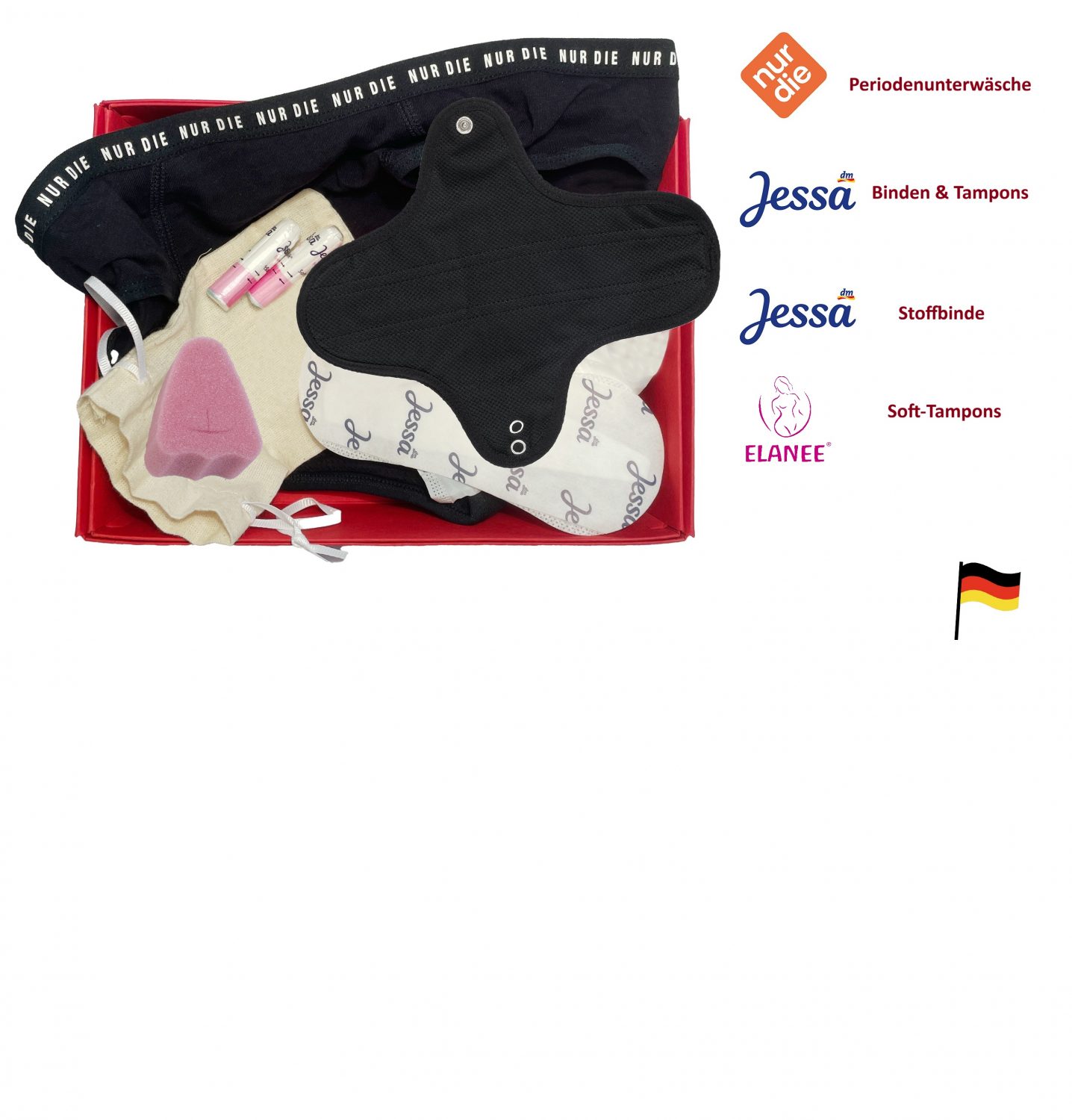 READY FOR RED Periodenprodukte Box